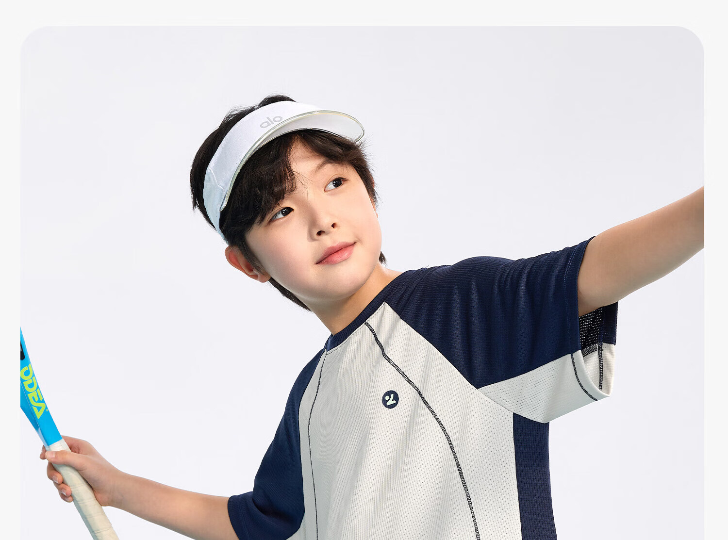 Zuo Xi Boys Short Sleeve Set 2026 Summer Kids Sports Jersey Original Yarn Quick-Dry Mesh Breathable White 130 21